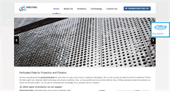 Desktop Screenshot of perforated-plate.com