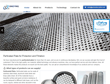 Tablet Screenshot of perforated-plate.com
